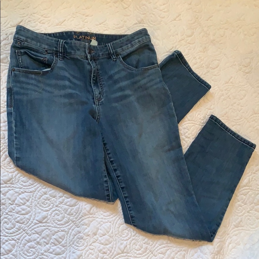 Chico’s platinum jeans